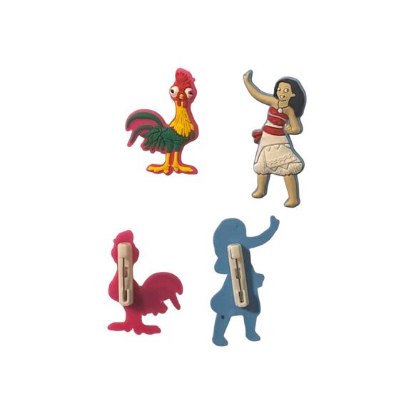 Moana Easter Basket, Plush Doll, Wall Decals Activity Coloring Book Toy Gift Set - Picture 8 of 9